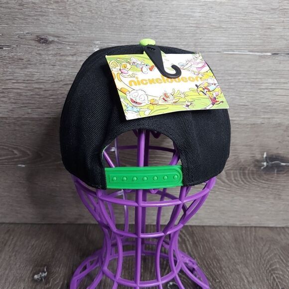 2018 Nickelodeon Rugrats Toddler Hat Cap Snapback Adjustable Black Embroidered - Picture 4 of 8